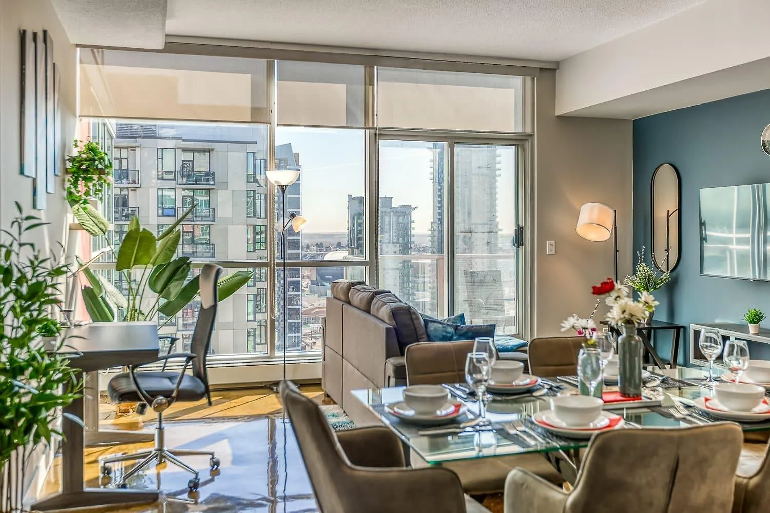 Cozy 2Br Condo With King Bed And City Views Calgary 0*,